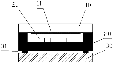 Stacked mems sensor package, chip and manufacturing method thereof