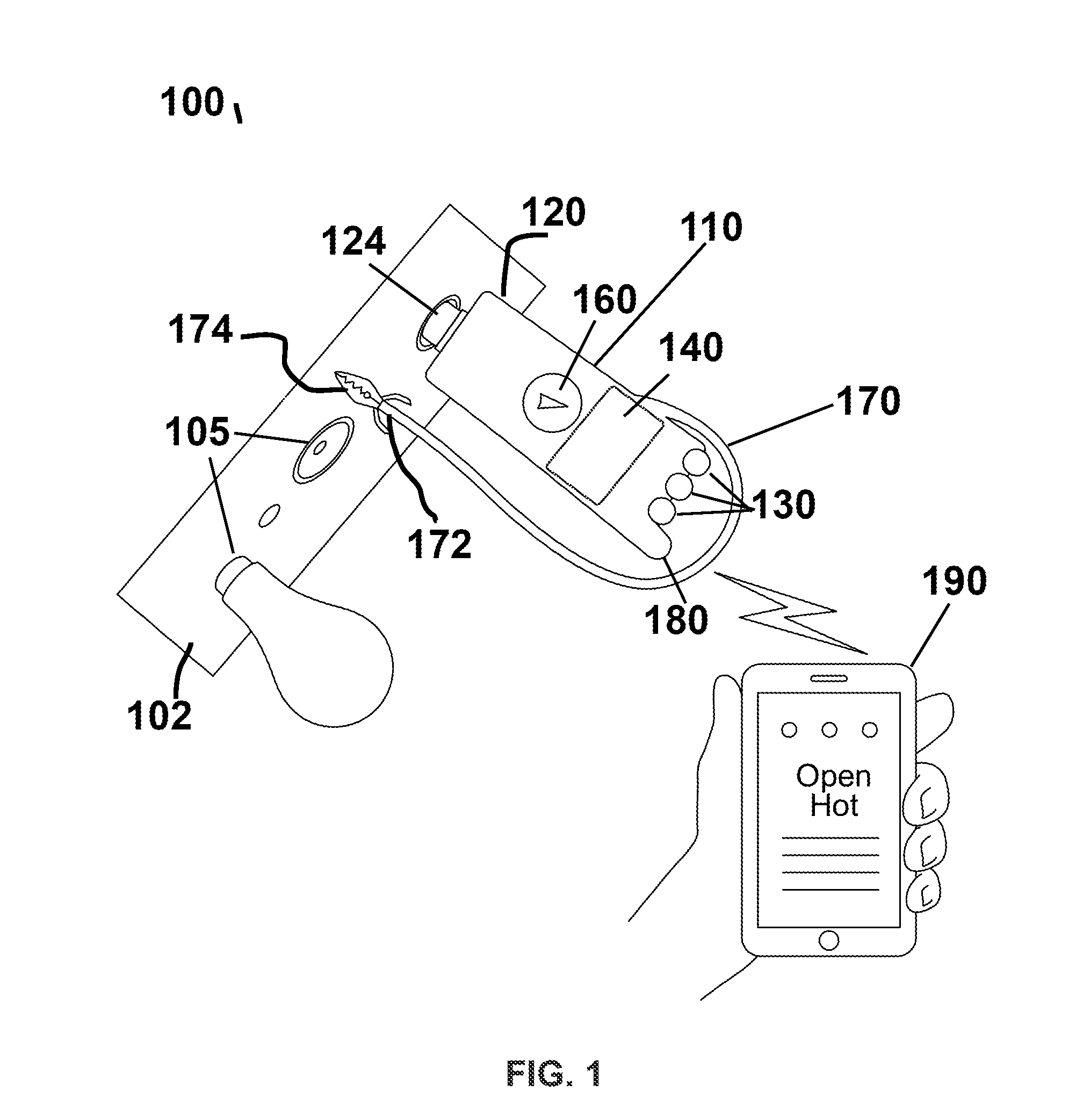 Testing device for electrical safety using wireless communication