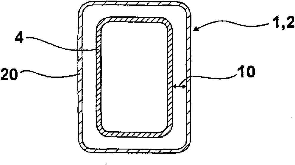 Air flow guidance element in the area between two interconnected railway vehicles