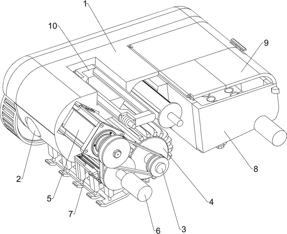 A kind of hull cleaning equipment for ocean engineering