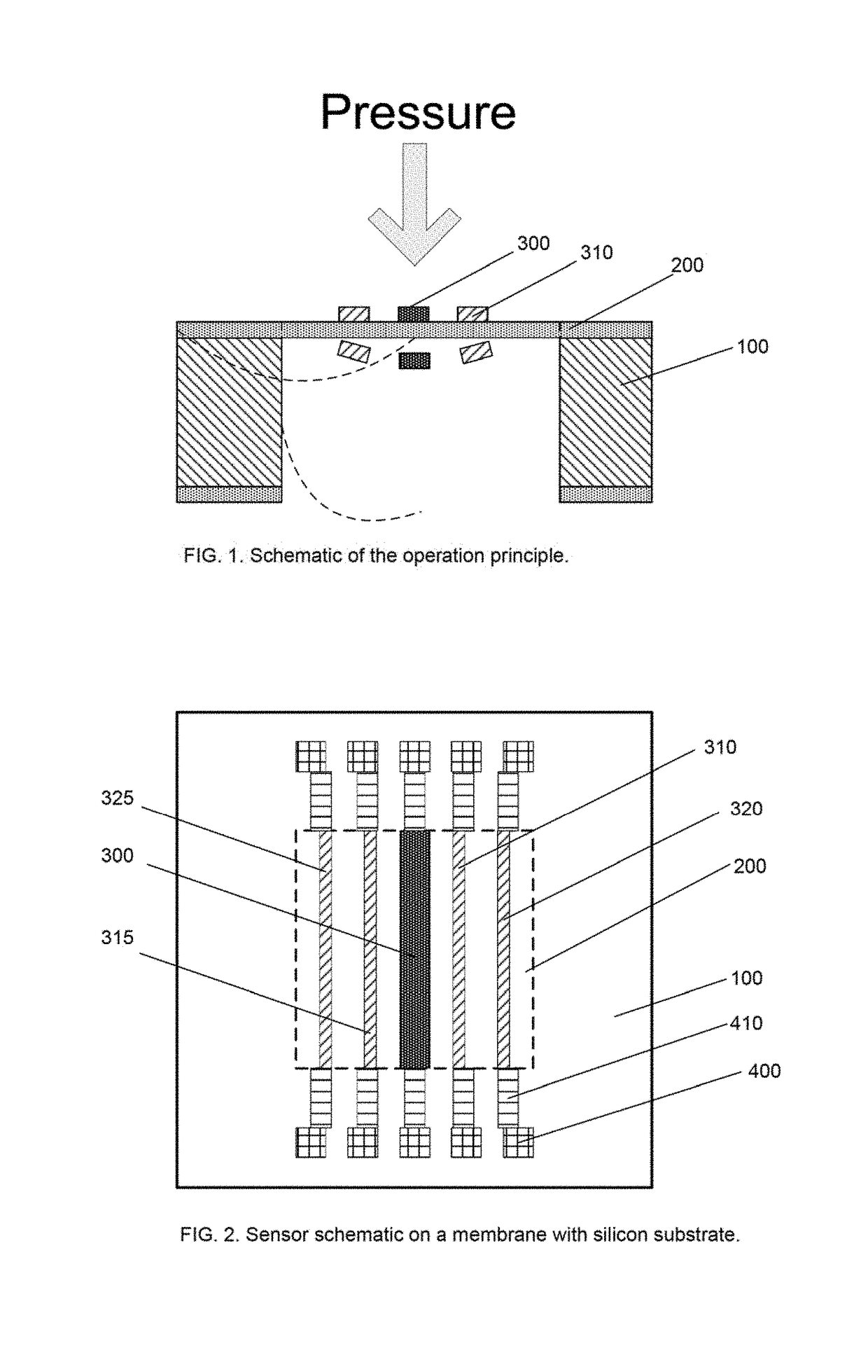 Micromachined pressure sensor and method of making the same