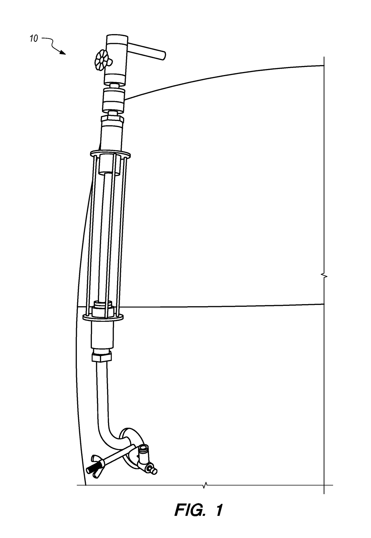 Alcoholic Beverage Barrel Dispensing Apparatus