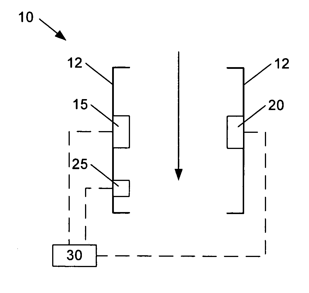 Hydrogen concentration sensor for an electrochemical fuel cell