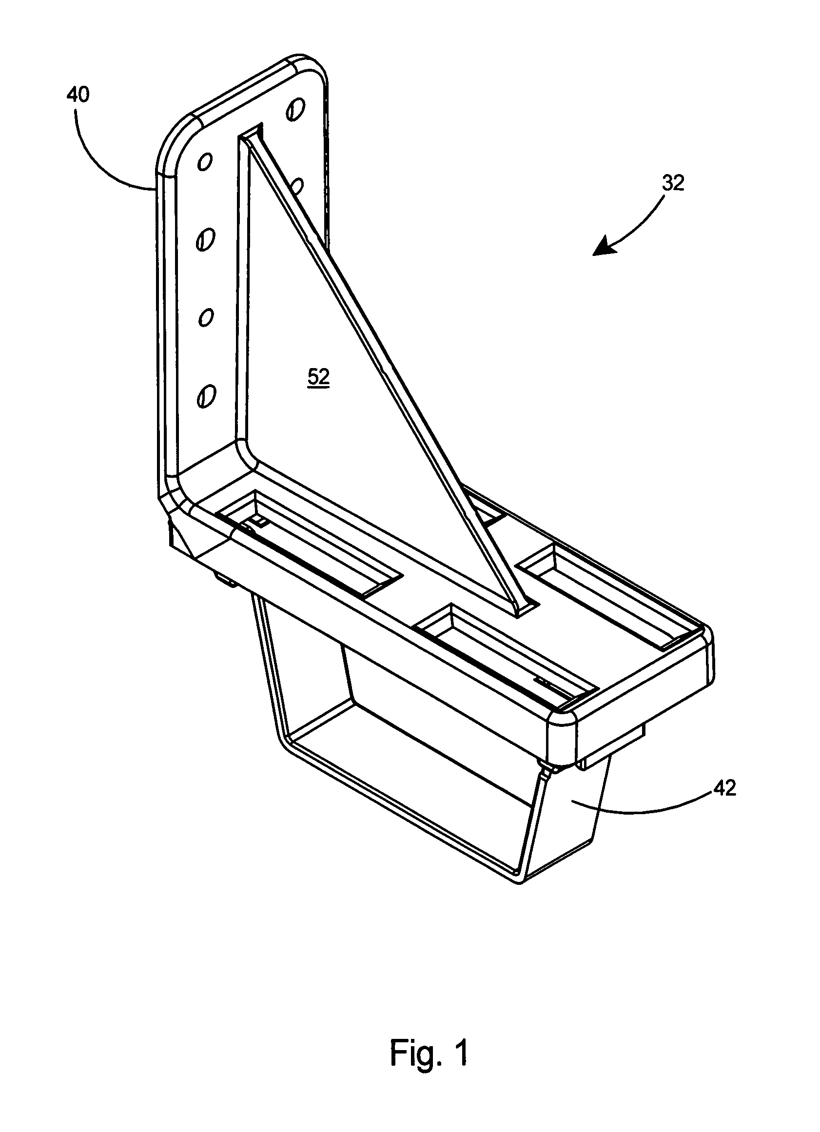 Cable support assembly for minimizing the bend radius of cables