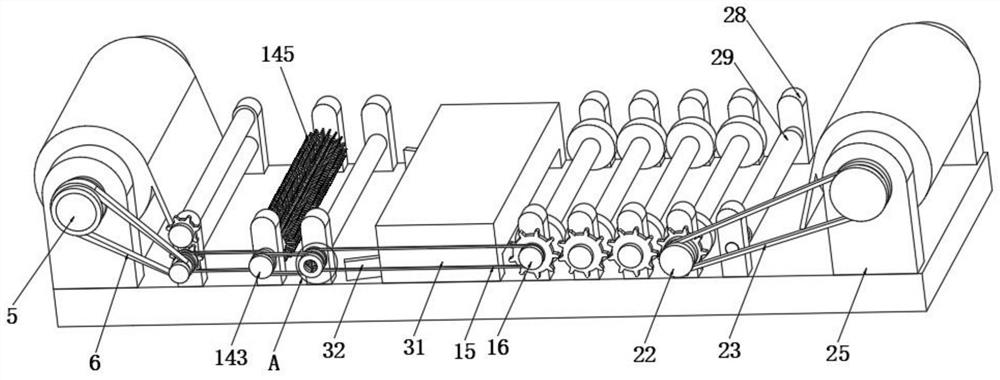 Multi-station cloth edge folding device for clothing processing