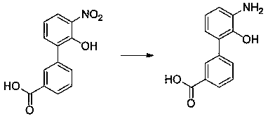 Preparation method of Eltrombopag key intermediate 3'-amino-2'-hydroxybiphenyl-3-carboxylic acid