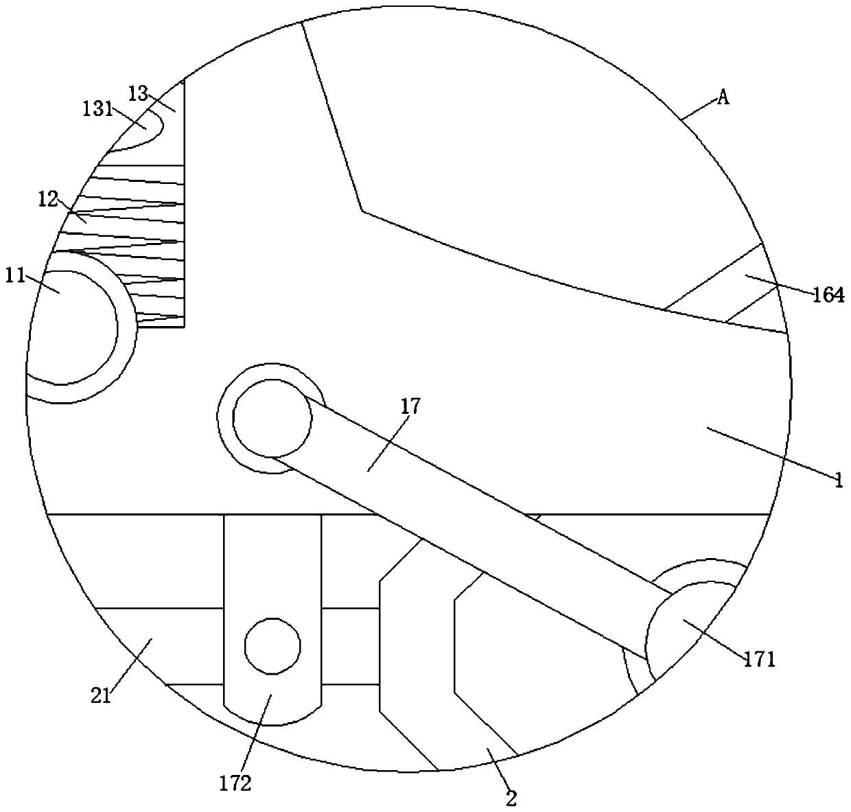 A training device capable of enhancing balance performance for gymnastics training