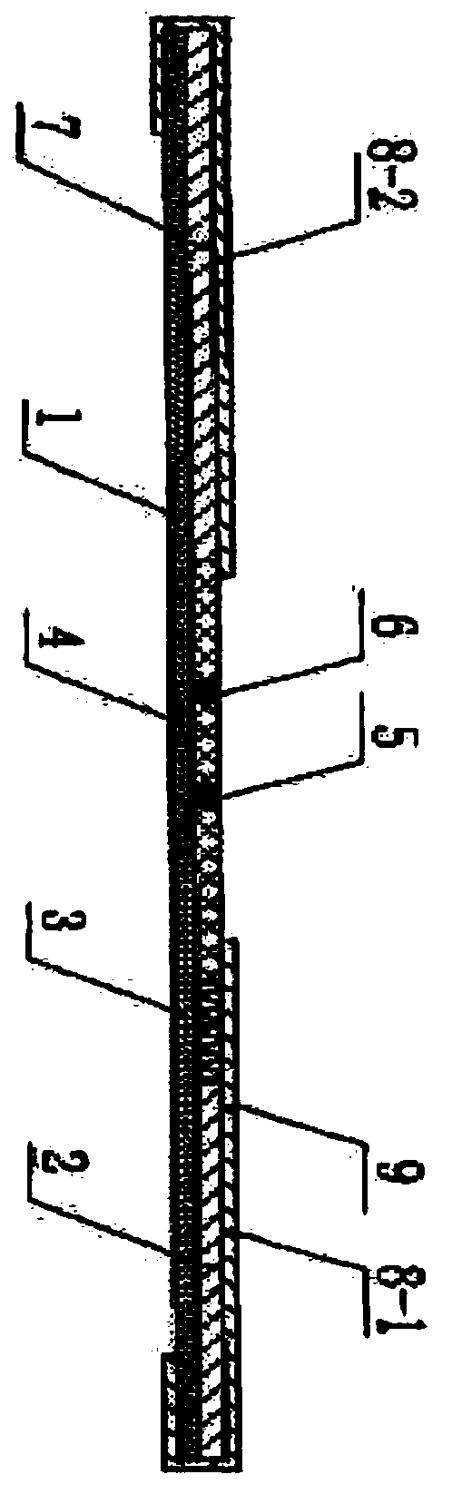 Famphur colloidal gold rapid test strip and preparation method thereof