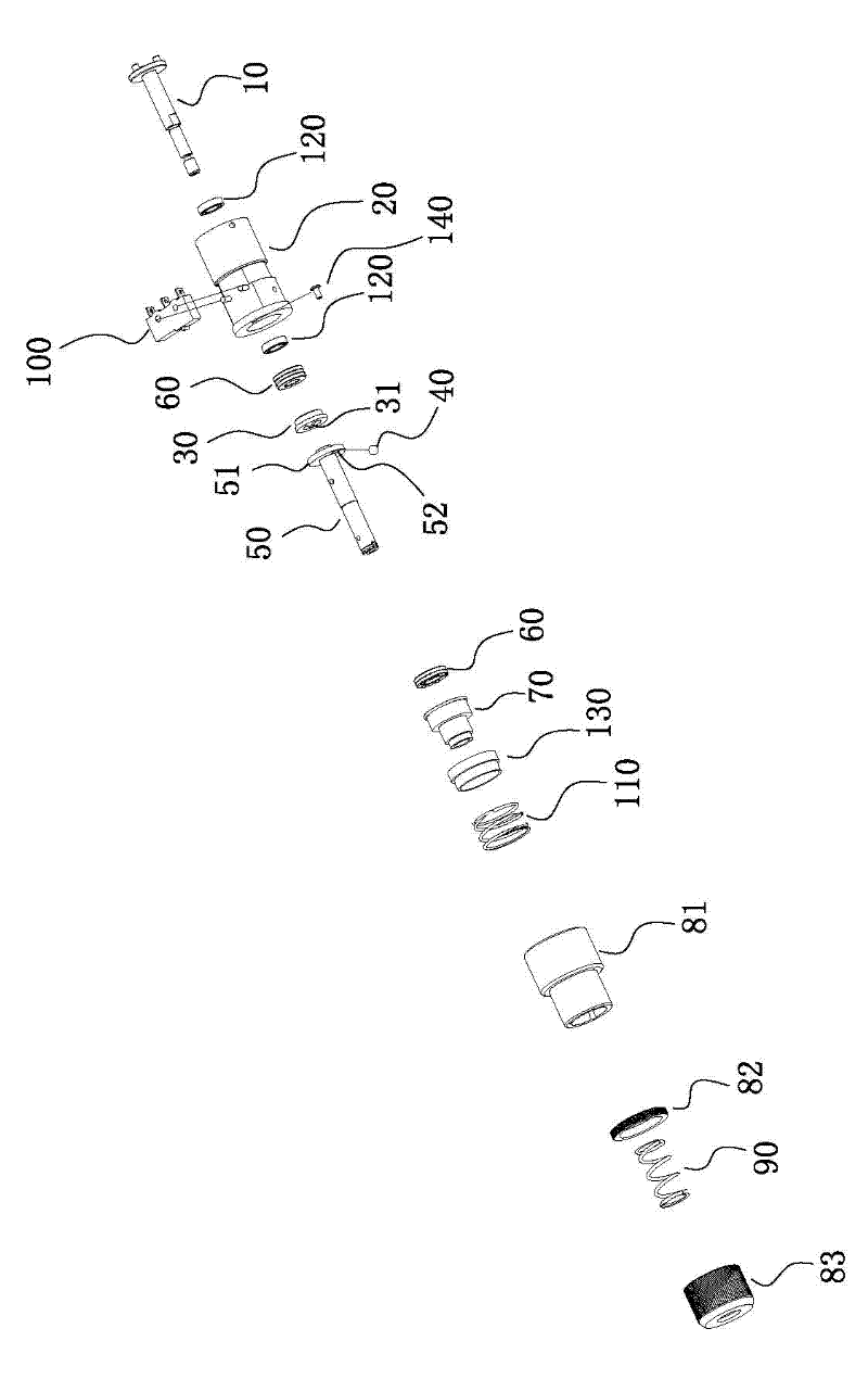 Automatic clutch device in electric screwdriver