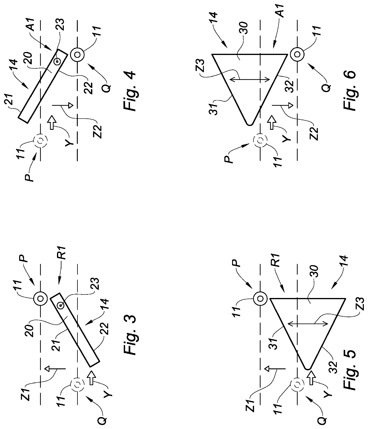 Installation and method of transport by overhead cable