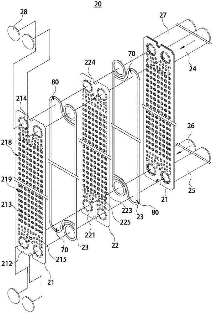 Fluid guide plate and plate heat exchanger thereof