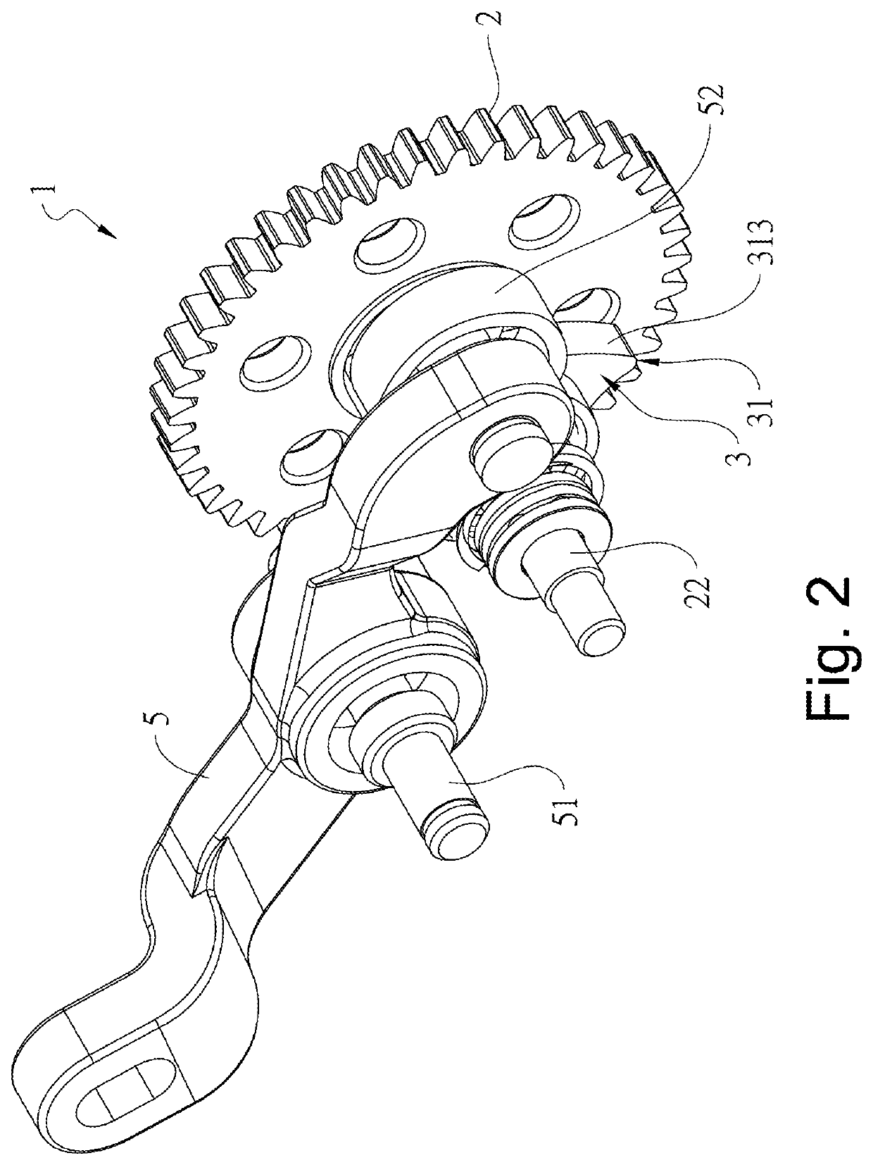 Structure for preventing formation of dead point for cam wheel and strapping device using the same