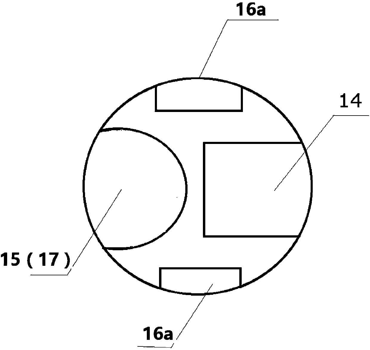 Large-channel and direct-inserting endoscope