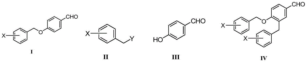 Preparation method of benzyl aryl ether