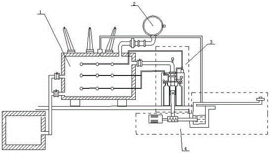 75 MVA transformer capable of realizing pressure relief and explosion prevention