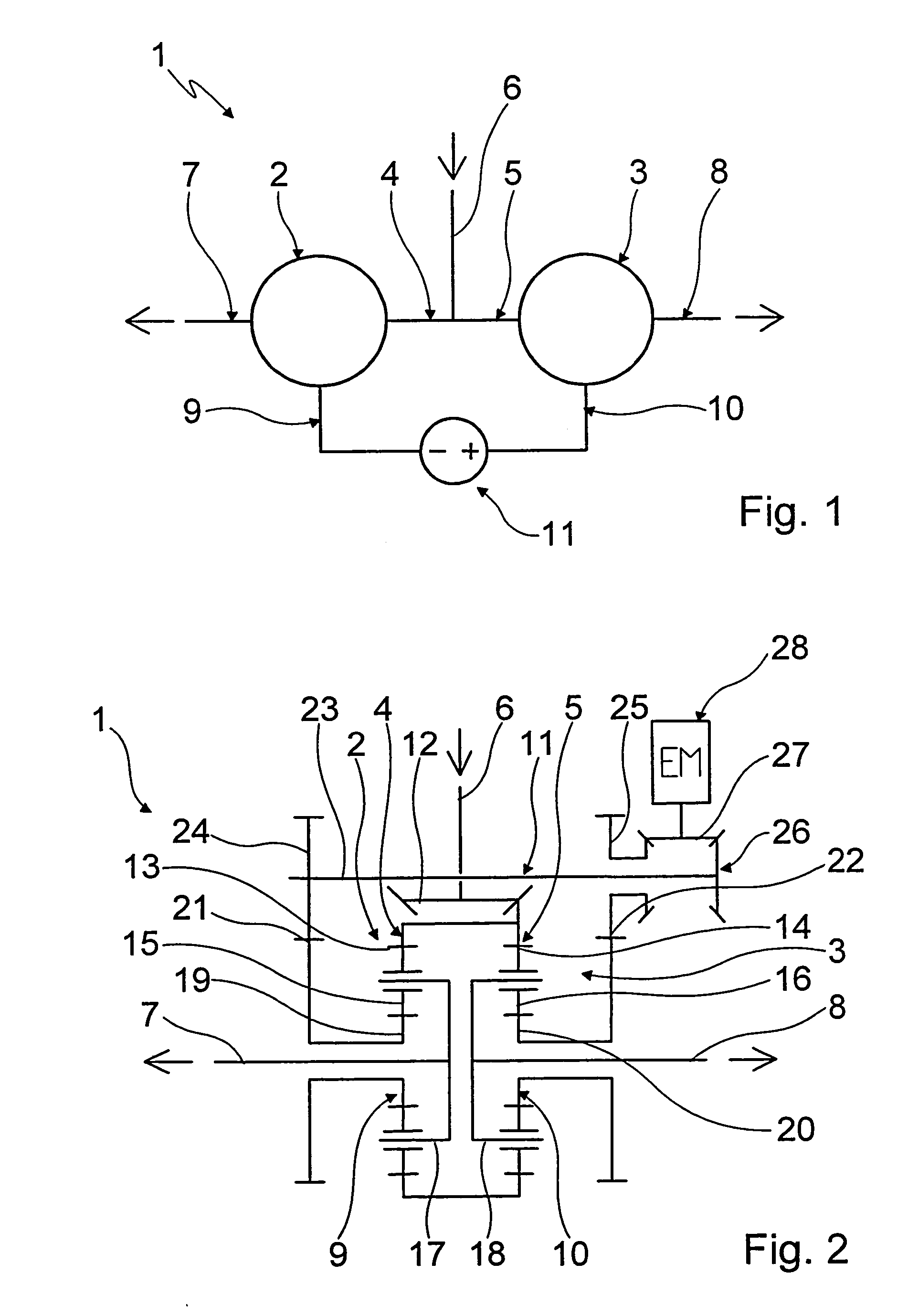 Transmission for distributing a drive torque