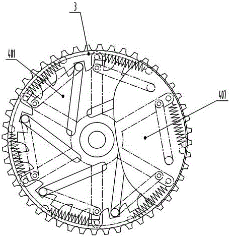 Automatic transmission for bicycle and transmission system
