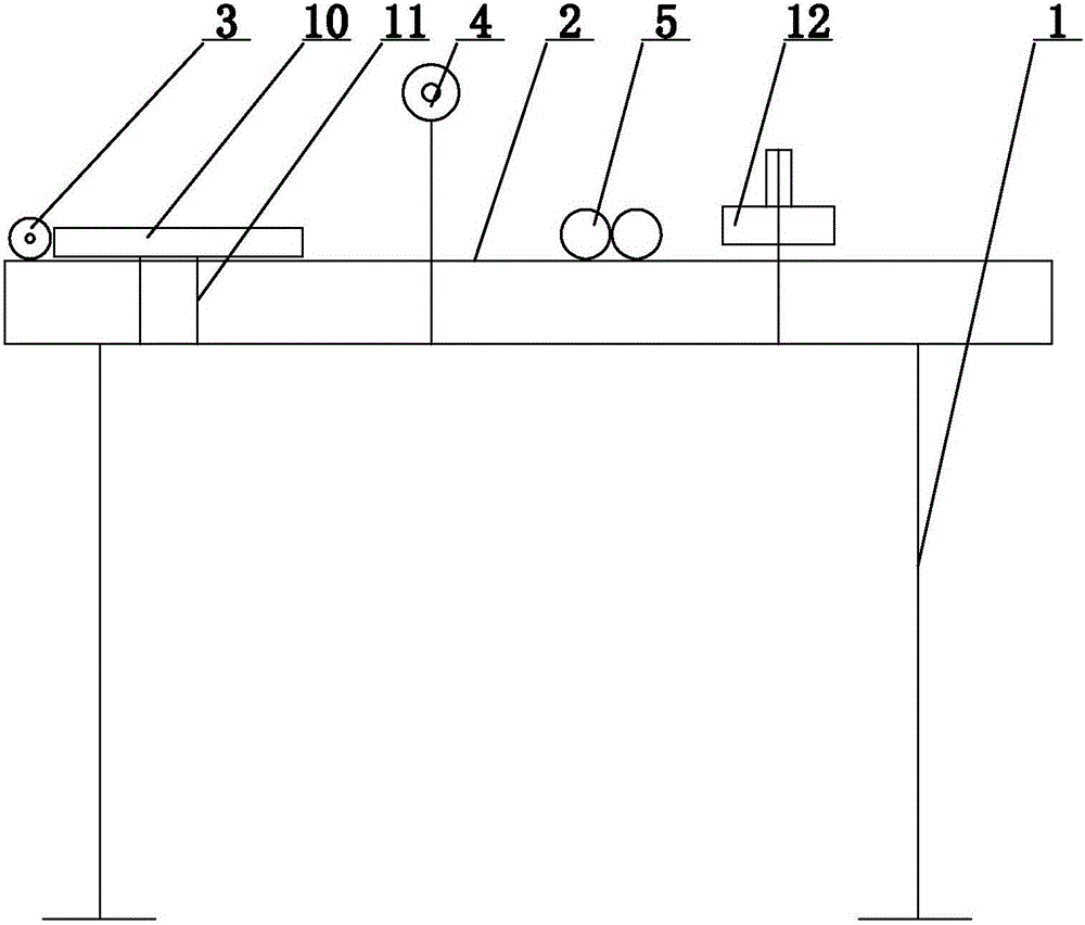 Pretreatment device of refrigeration house door plate