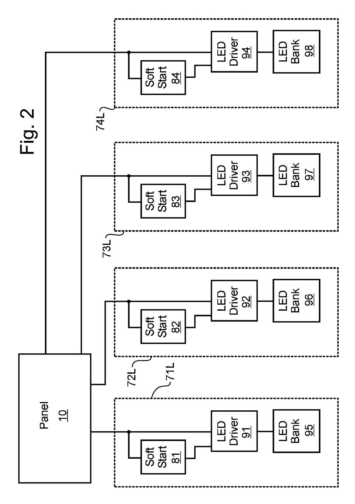 Solid state lighting panel