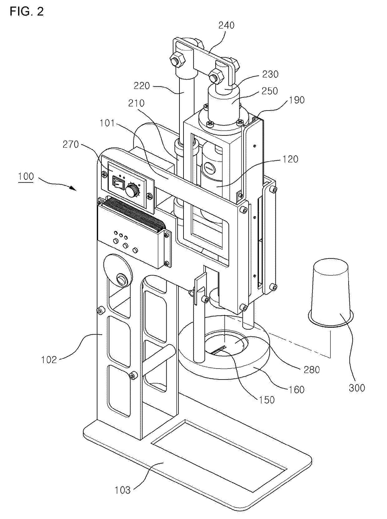 Machine for shaving and pressing ice cream