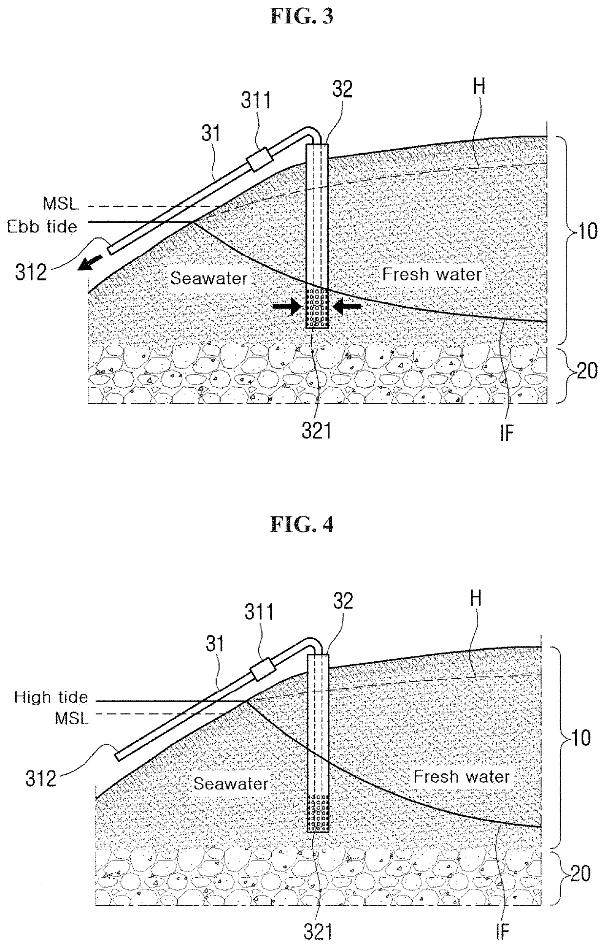 Non-powered seawater pumping system for reducing seawater intrusion, and apparatus and method for optimal design of well in the same system