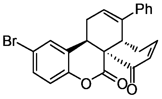 Coumarin skeleton polycyclic compound with biological activity as well as preparation method and use thereof