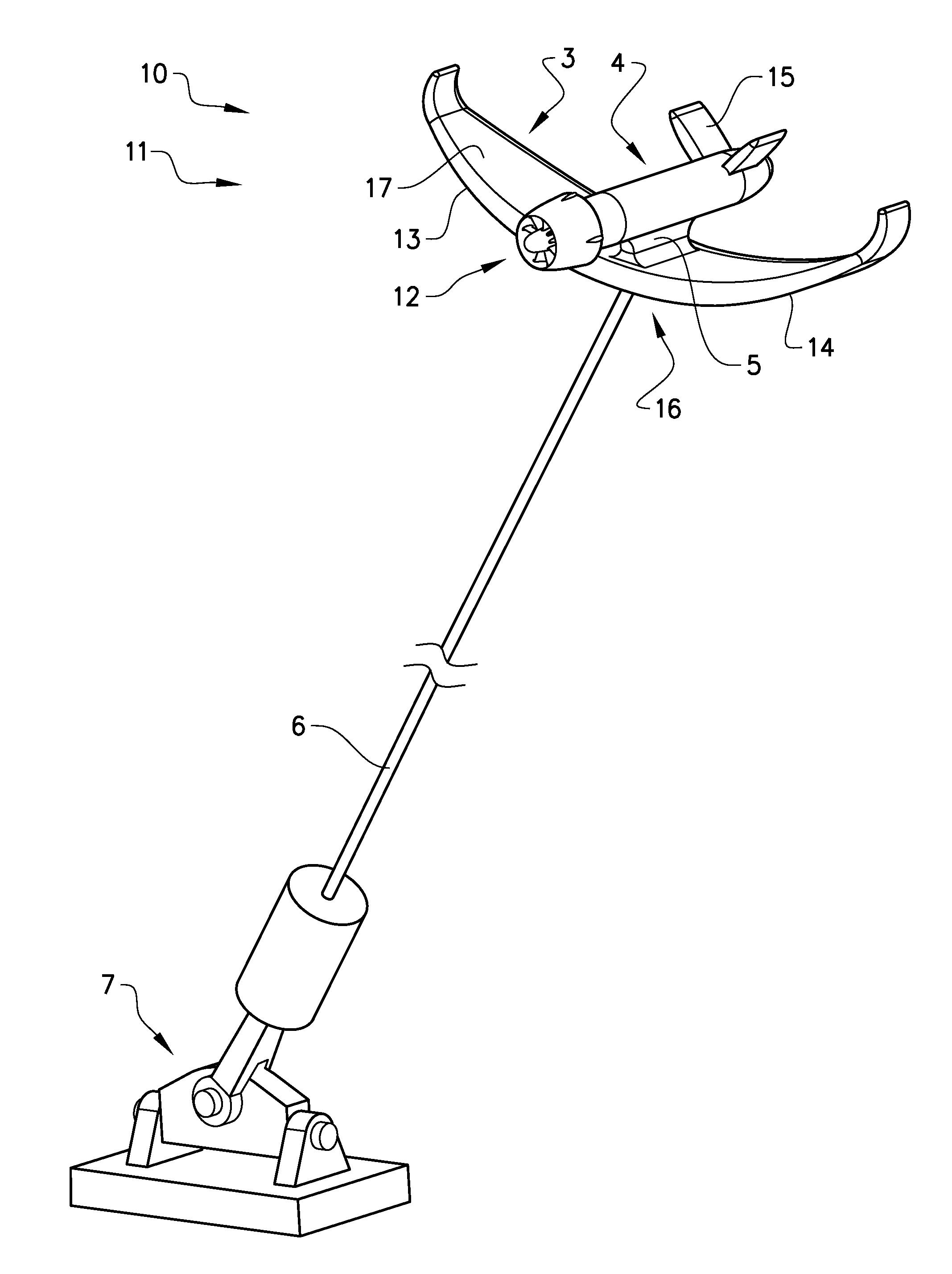 Wing and turbine configuration for power plant