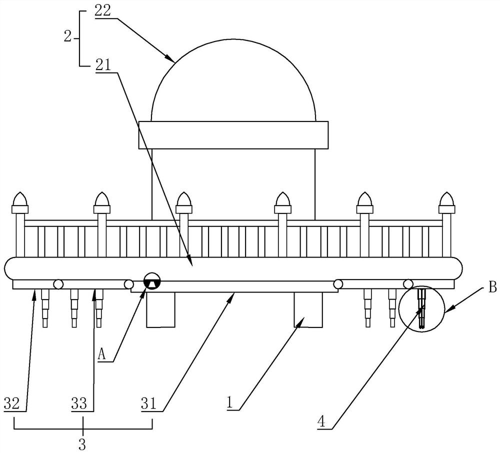 Movable inflatable castle