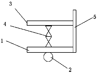 Enameled wire coil rack descending method