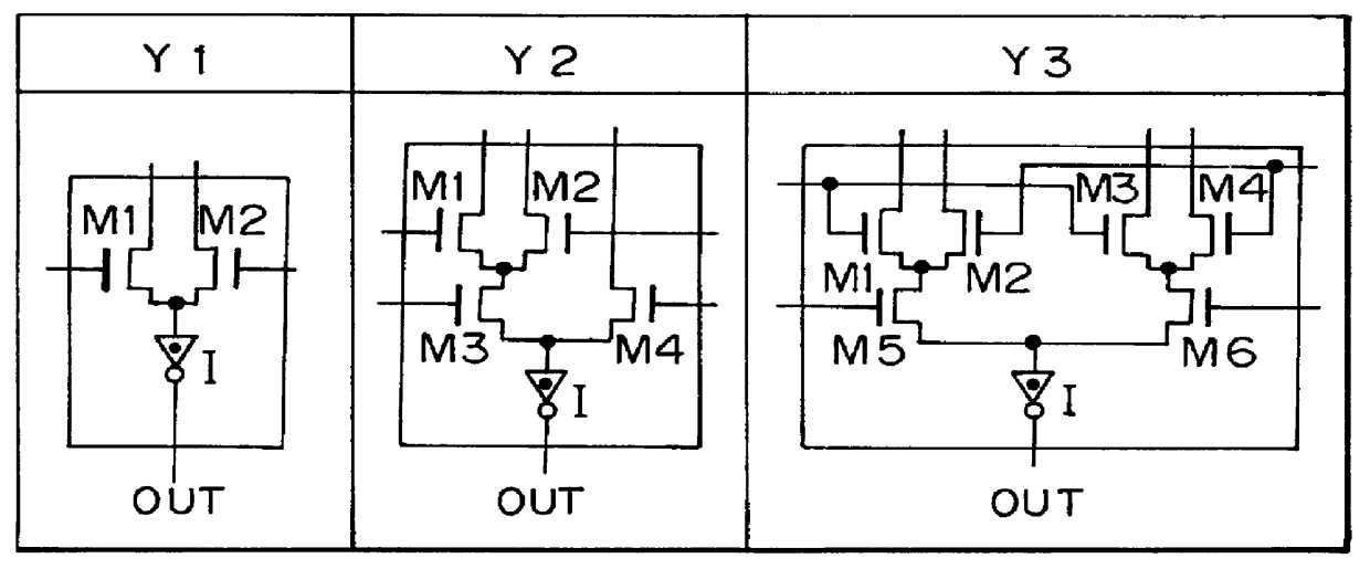 Semiconductor integrated circuit capable of realizing logic functions