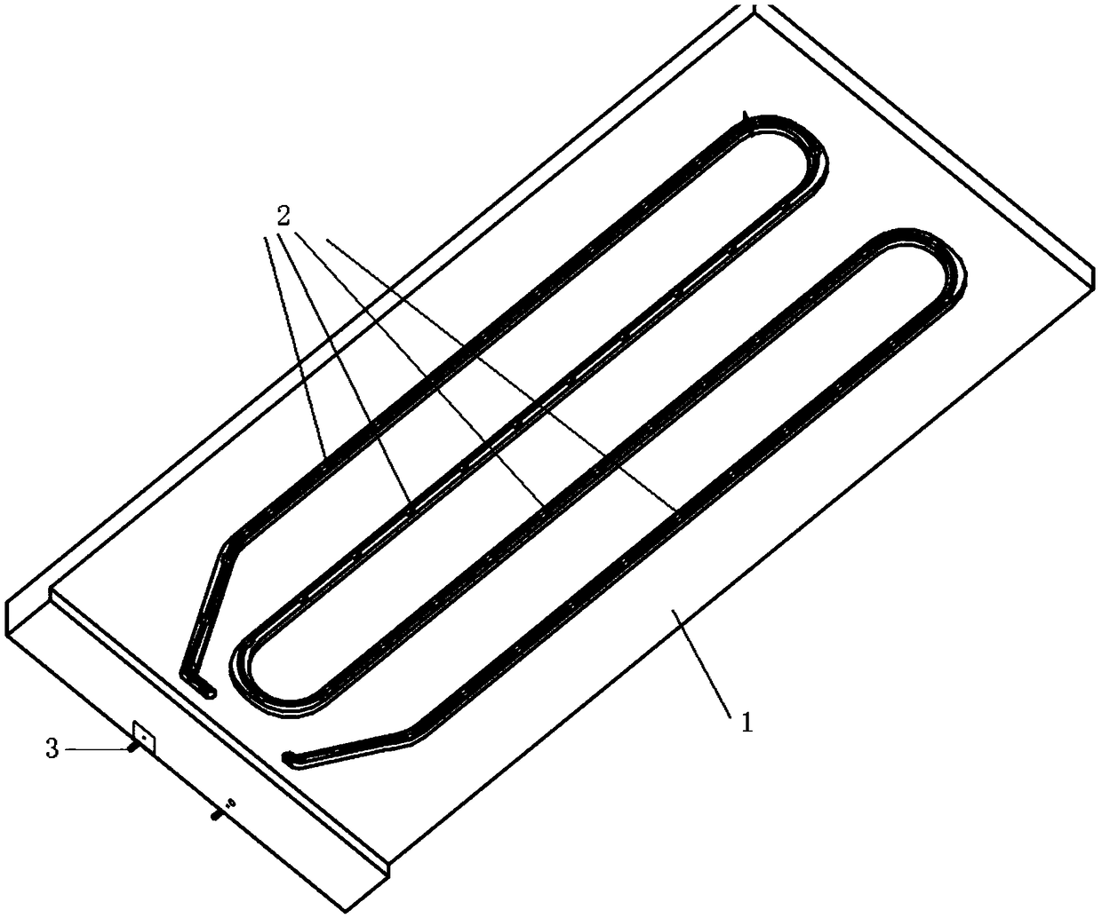 Method for preparing microwave solid-state circuit corrosion-resistant liquid-cooled cold plate