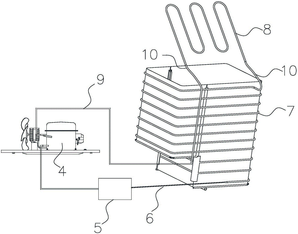 An all-round refrigeration refrigerator