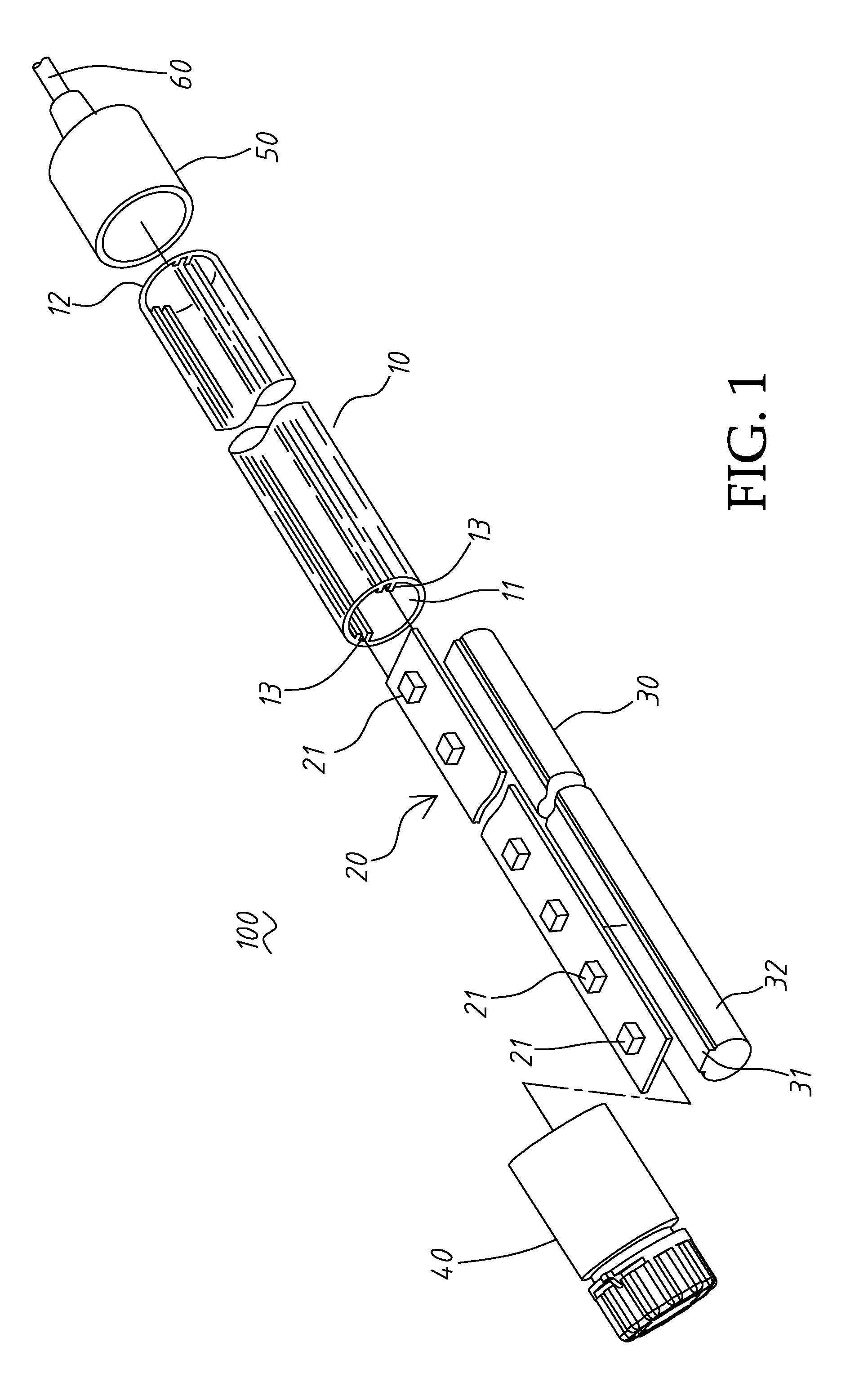 LED submarine lighting device