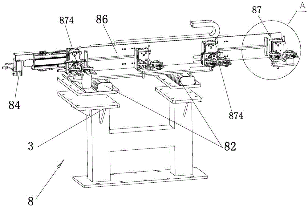 Automated subsequent processing system of die-casting gear