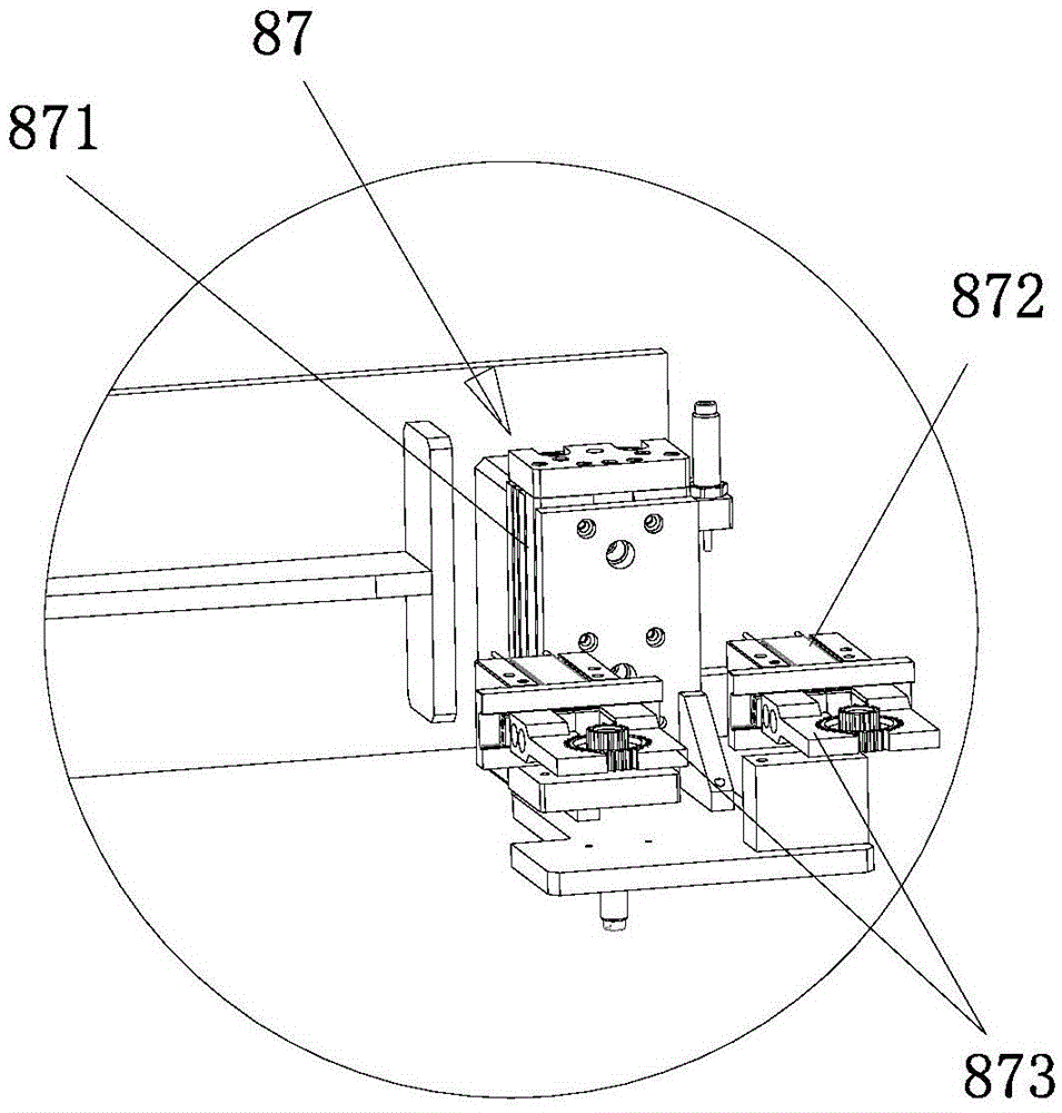 Automated subsequent processing system of die-casting gear