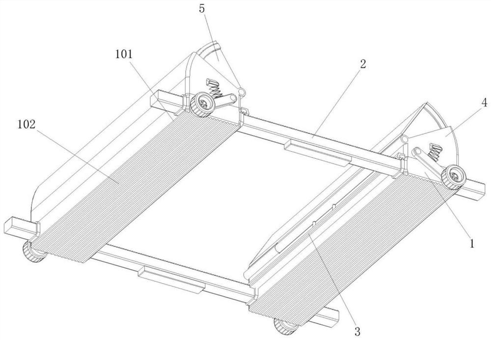 Aluminum coil anti-rolling supporting and storing device