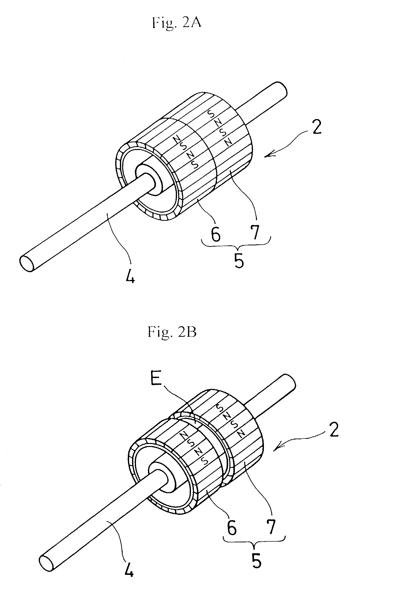 Structure of rotors in stepping motors