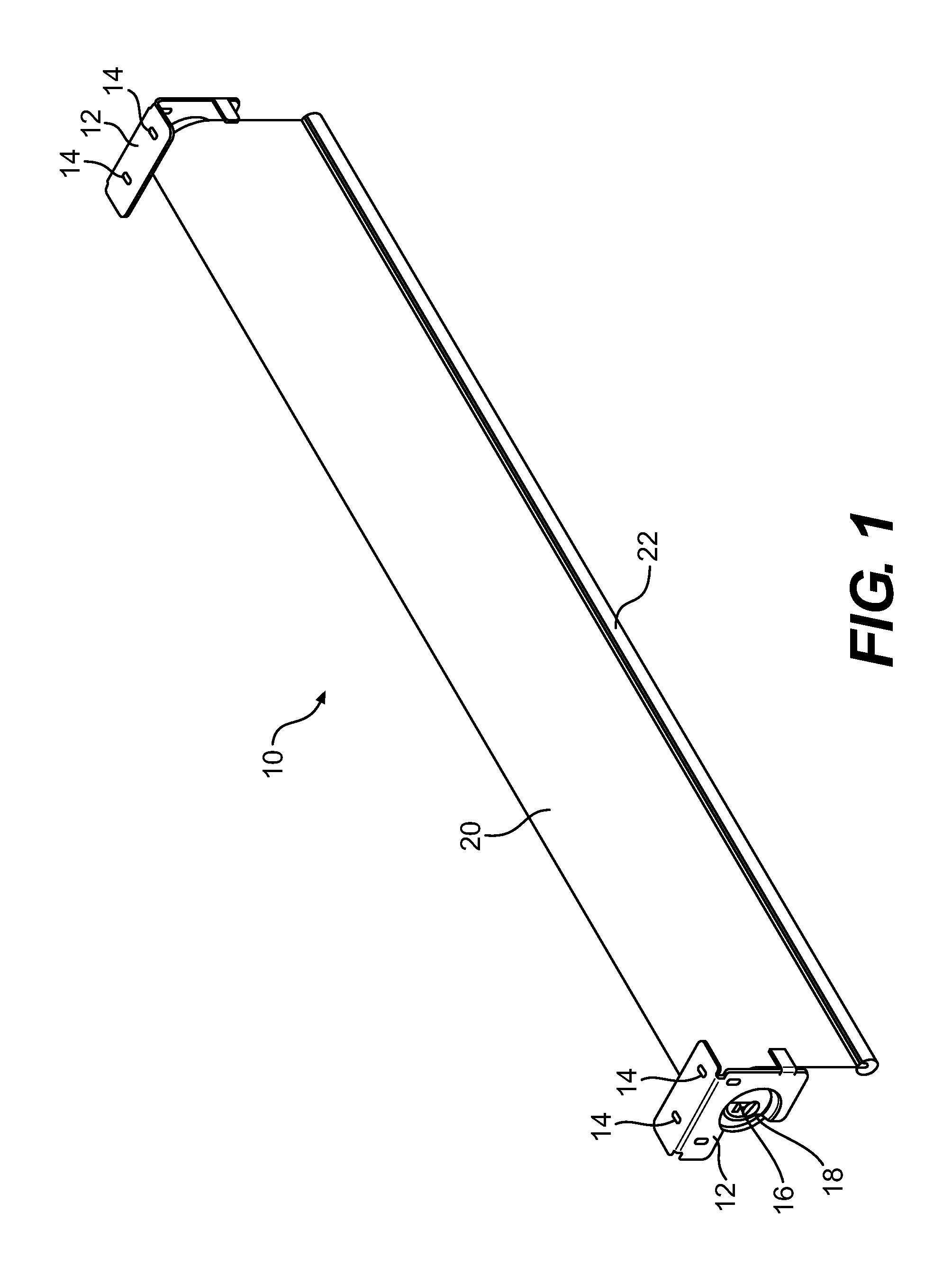 Shade with a Shear Pin and Method for Pretensioning a Shade