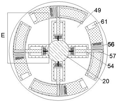 A kind of auxiliary device for filling reserved holes in buildings