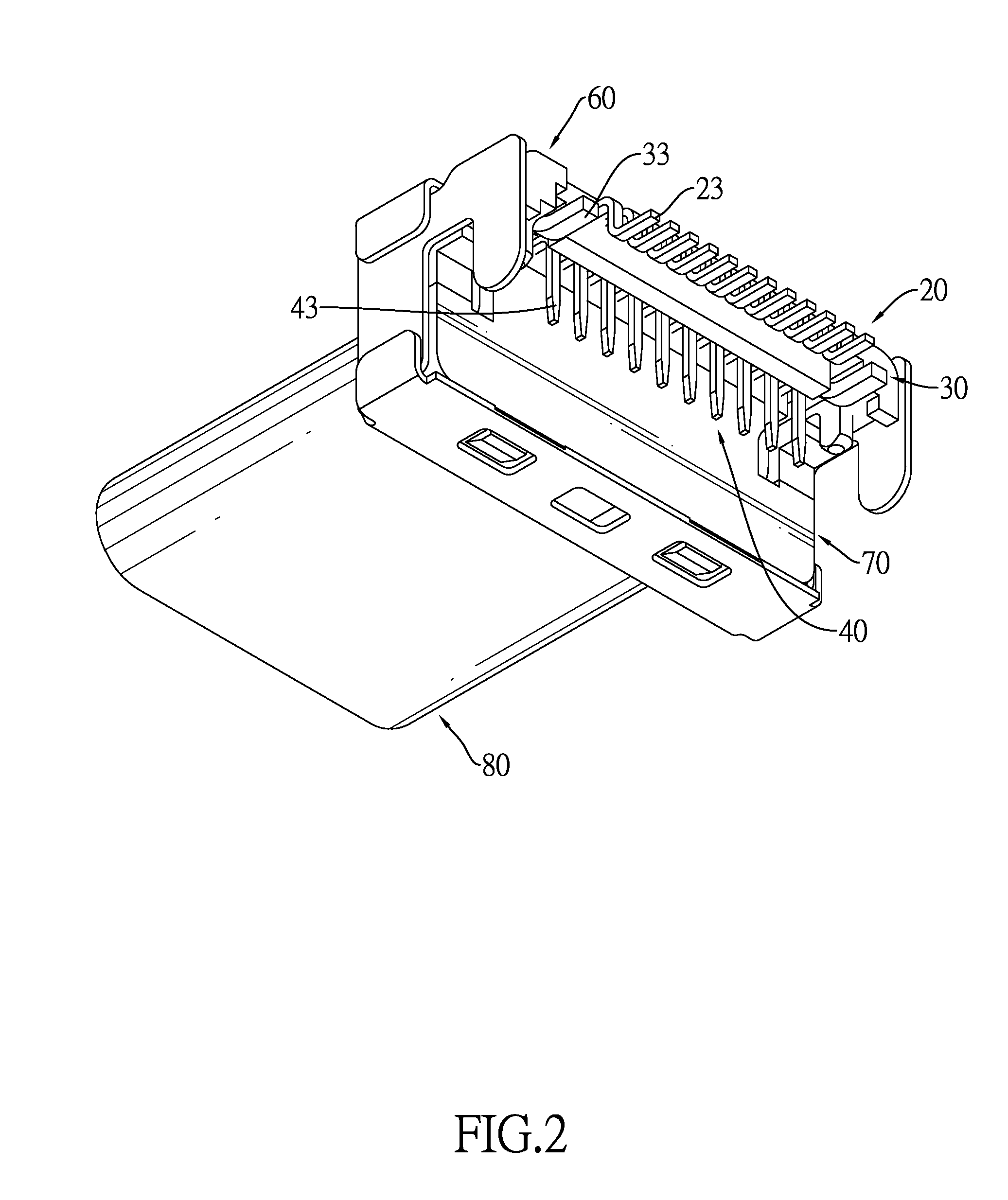 Electrical plug connector assembly