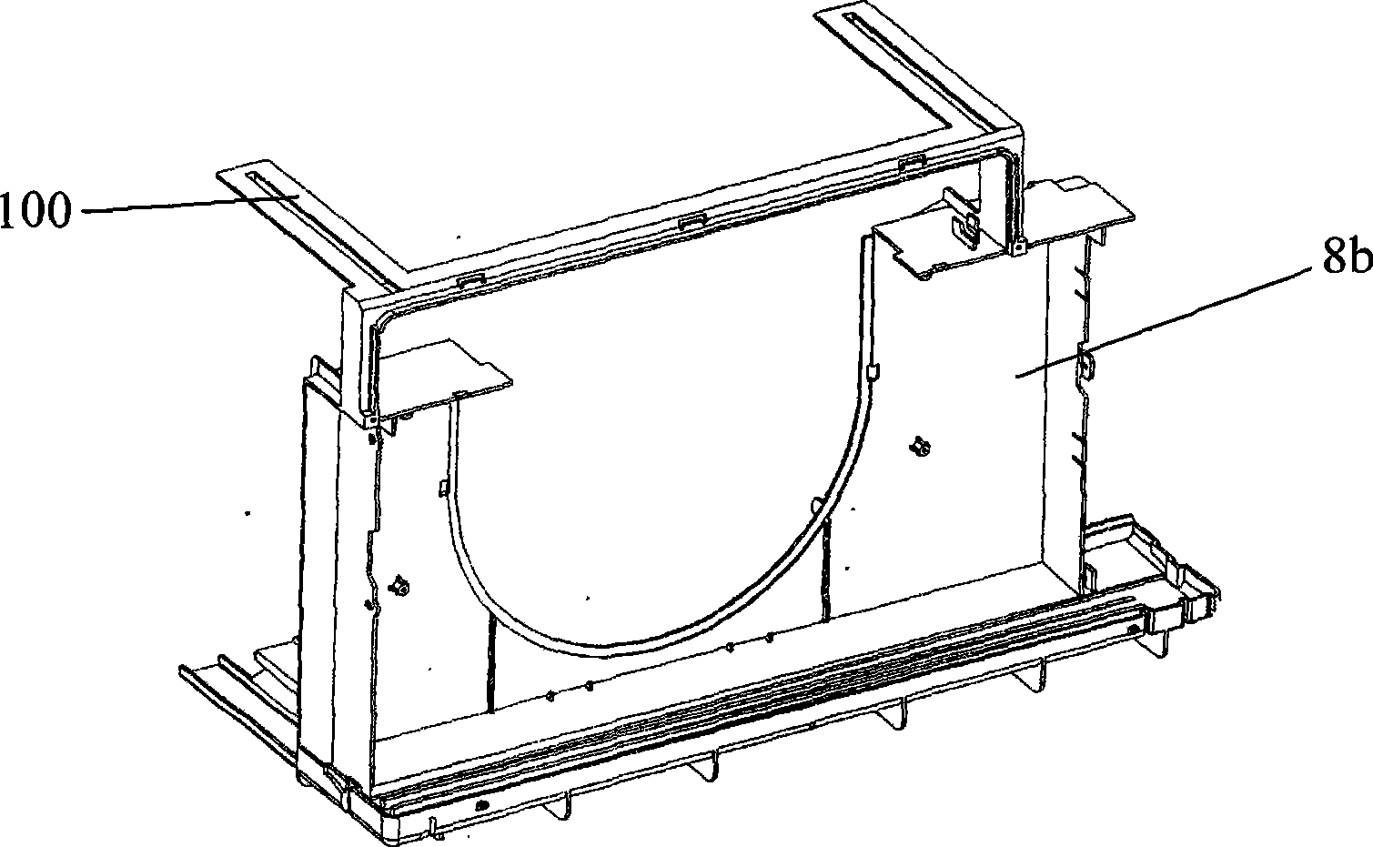 Air guiding apparatus of window air conditioner