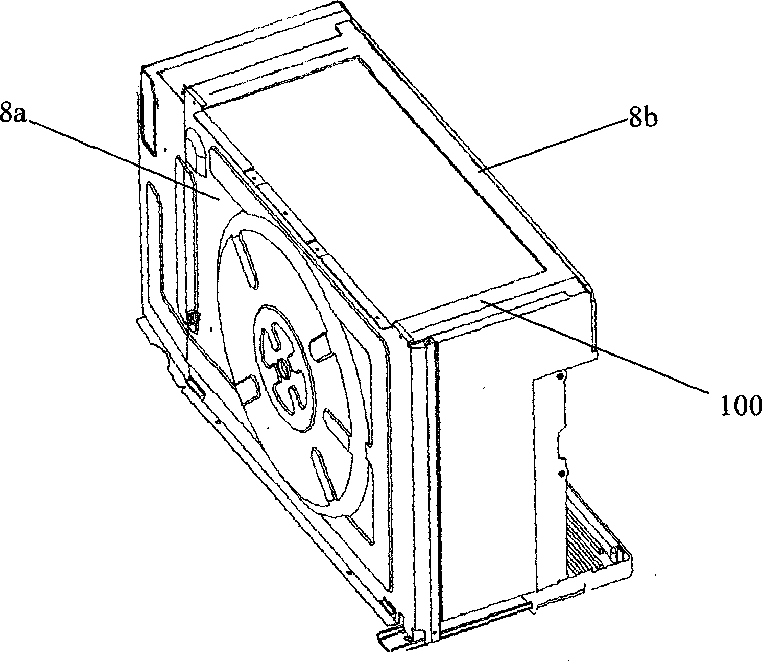 Air guiding apparatus of window air conditioner