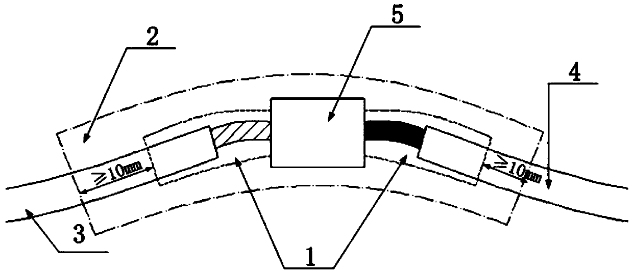 Guide wire adaptation insulating treatment structure for Hall thruster