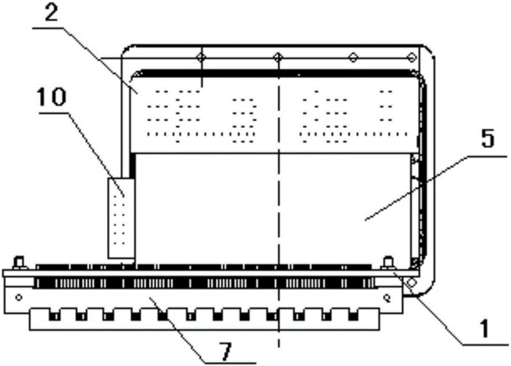 Wiring-free rigid-flex board assembly with four rectangular connectors