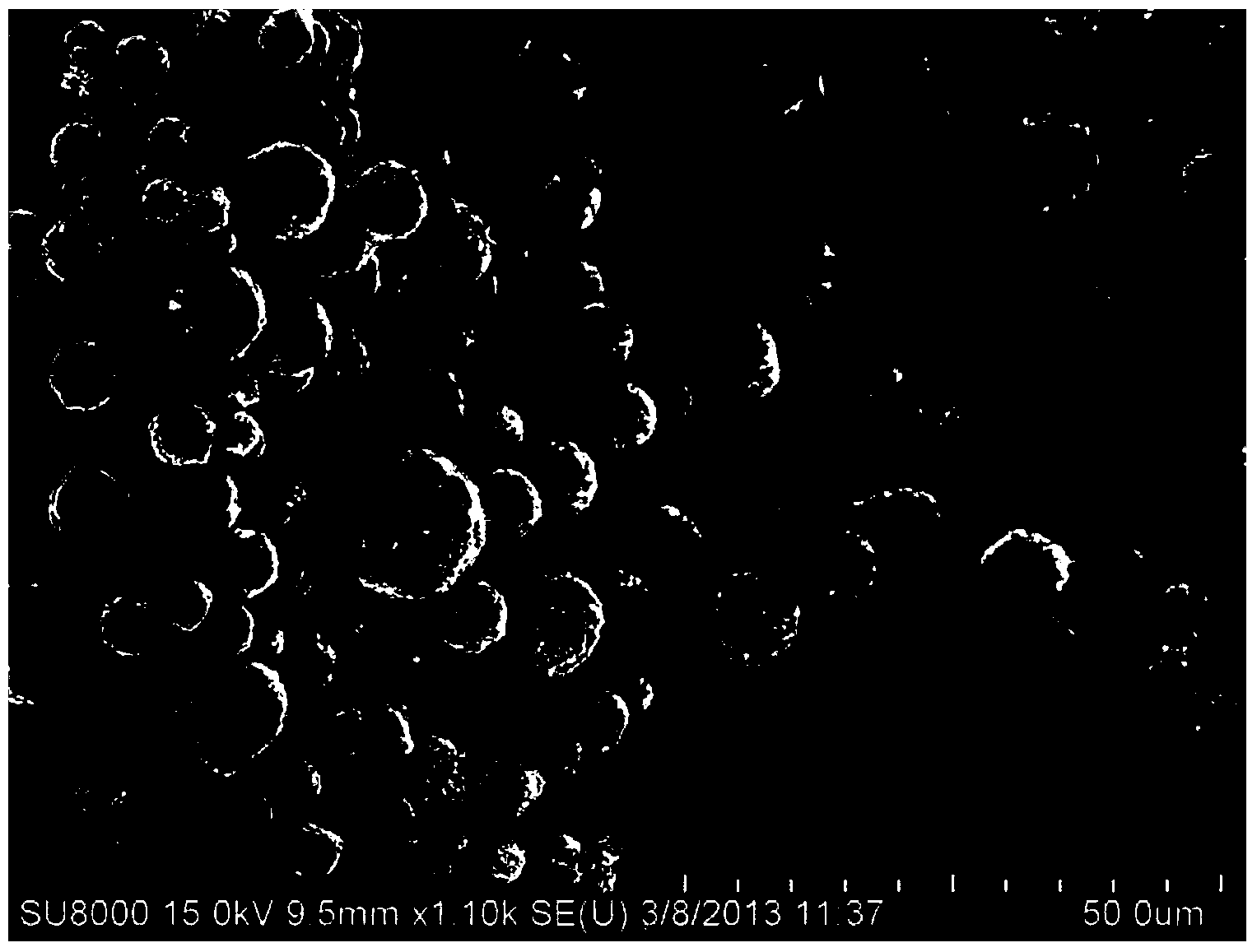 Method for preparing up-conversion red light-emitting indium sulfide