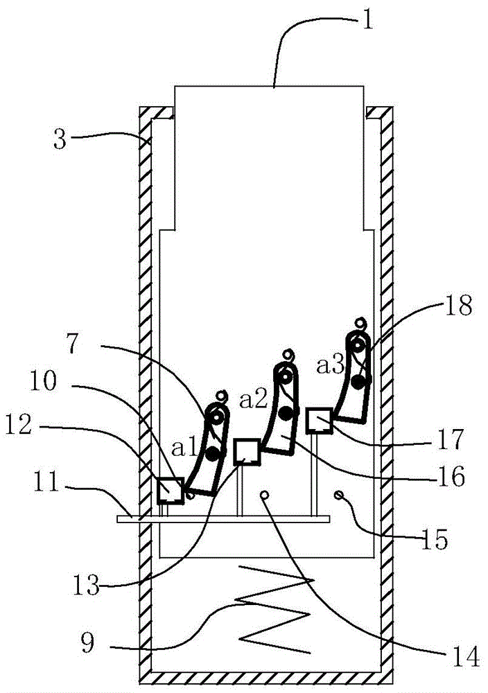 Mechanical logic device and mechanical digital input device and digital lock with the mechanical logic device