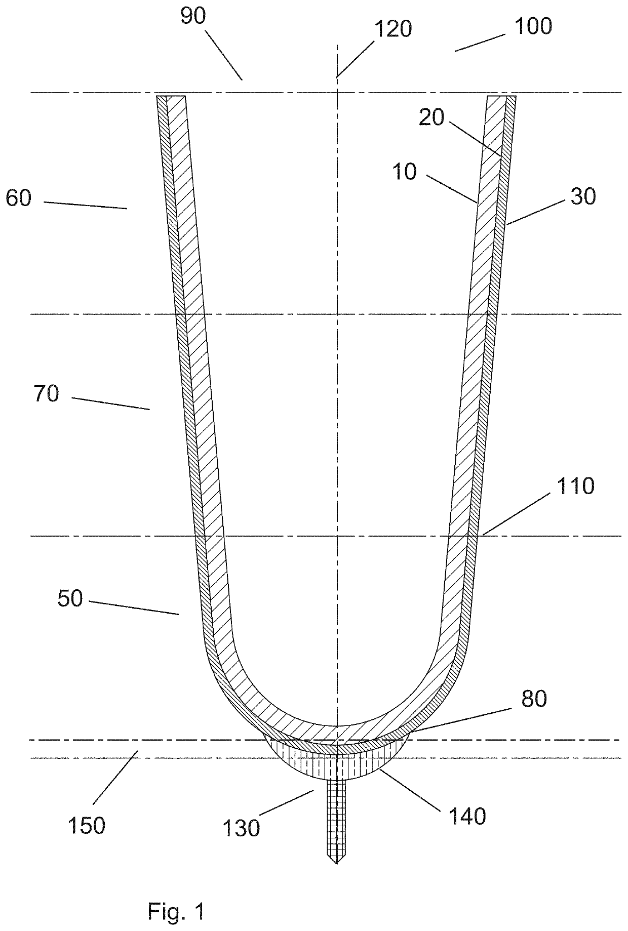 Knit Prosthetic Liner Textile With Differentiated Knit Fabric Exterior Incorporating Low Extensibility Strips