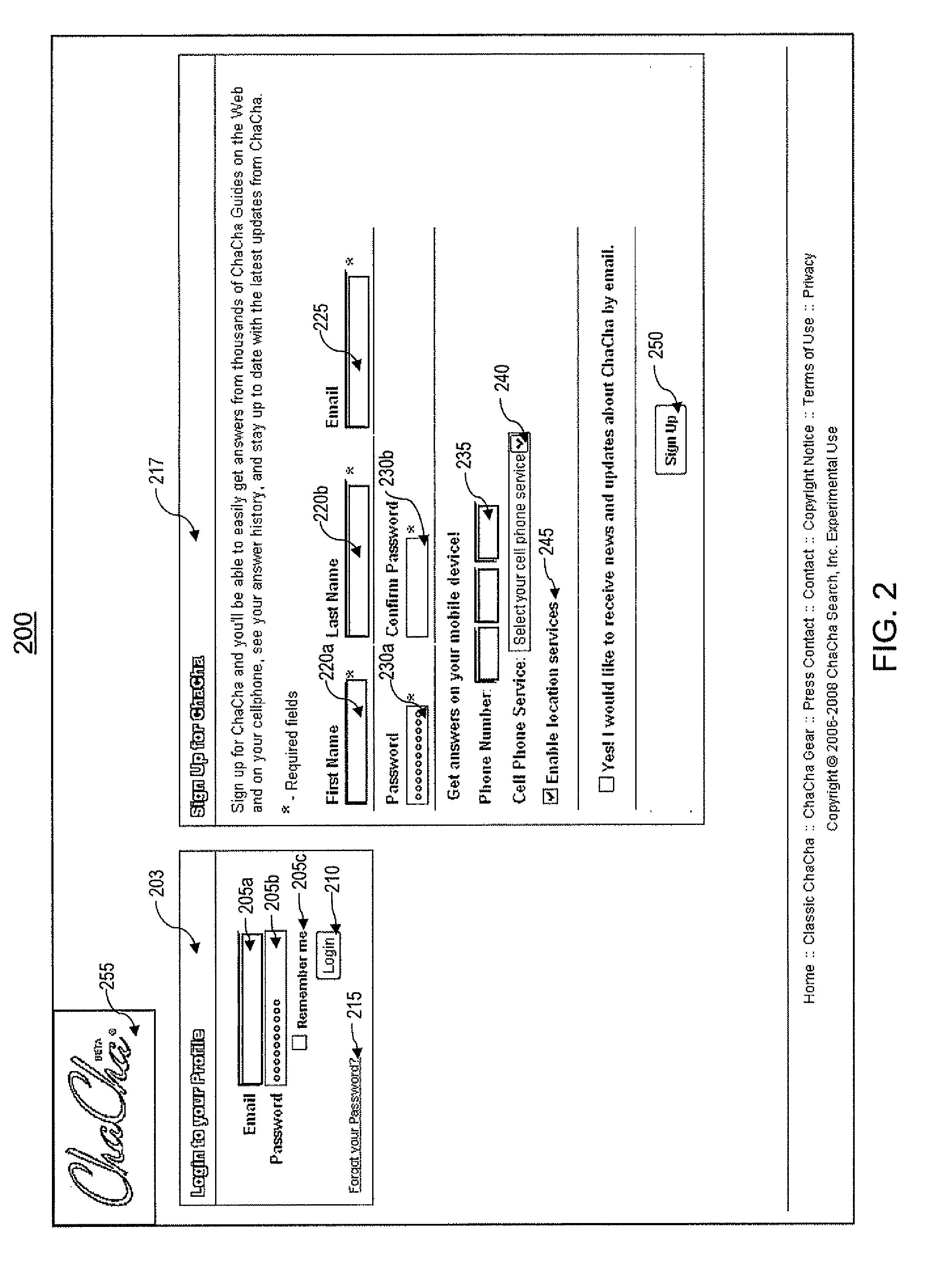 Method and system of managing and using profile information