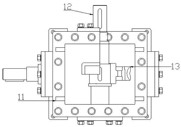 Four-stroke diesel engine on farming tractor