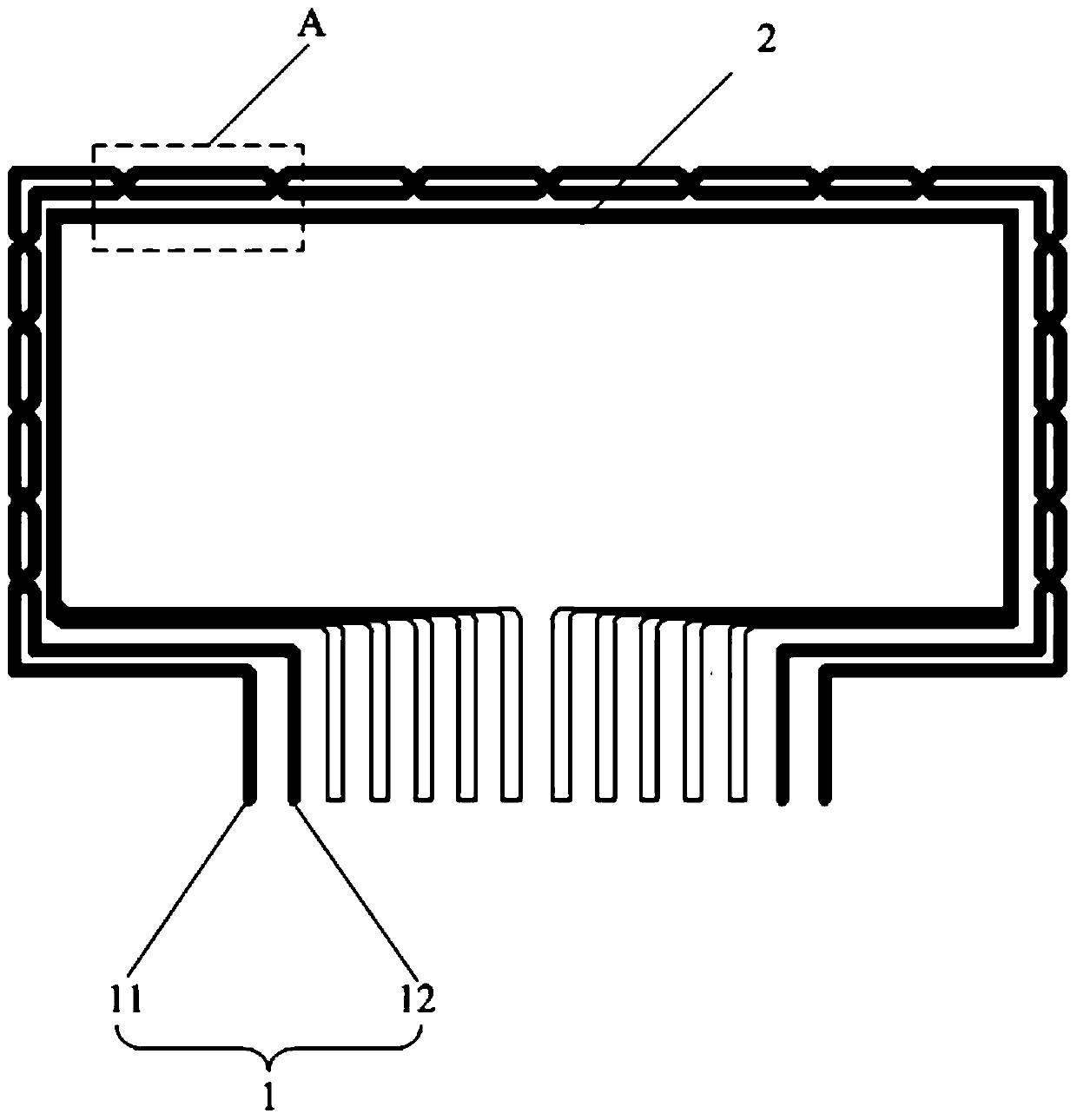 A kind of substrate, touch screen and touch display device